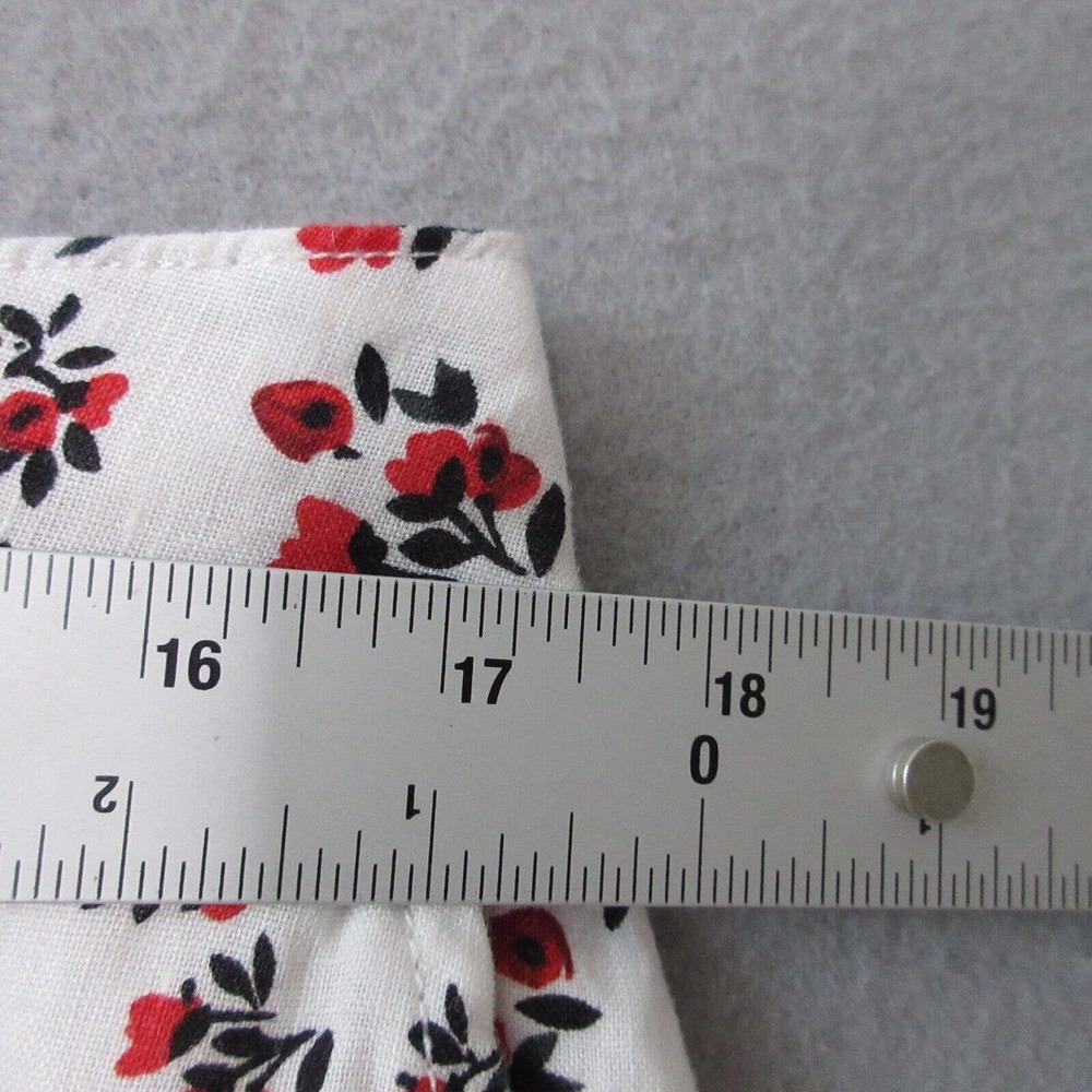 Cynthia Rowley Floral 100% Linen Skirt Top Set - Picture 13 of 16